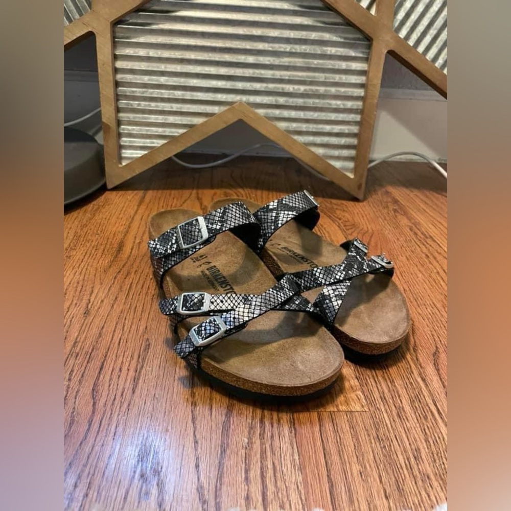 Birkenstock Franca Python Sandal